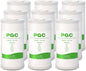 SimPure 5 Micron 10" x 4.5" Sediment and Carbon Whole House Water Filters, PGC Replacement Cartridge for GE FXHTC, GXWH40L, RFC-BB / 155141-43, WRC25HD, WDGD-5005, W10-PR, W15-PR, 9 Pack