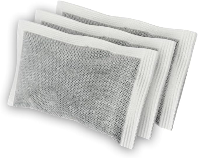 Green Piece® Activated Charcoal Air Filters for Odor Removal (Made In USA) – Compatible with ITouchless Trash Cans (Pack of 3) – Not Made by iTouchless – Premium Odor-Absorbing Filters by Green Piece®