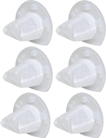 VF110 Filter, 6 Pack Replacement Vacuum Filters for Black & Decker VF110 Cordless Vacuum CHV1210, CHV1410, CHV1410B, CHV1410L, CHV1410L32, CHV1510, CHV9610, BDH2000L, 90558113-01