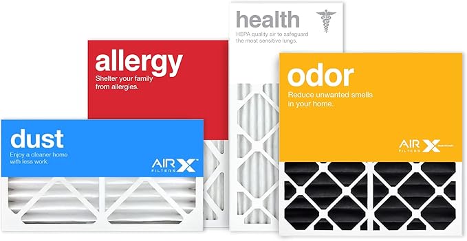AIRx Filters 20x25x5 MERV 13 HVAC AC Furnace Air Filter Replacement for Honeywell FC100A1037 FC35A1027 CF200A1016, Health 4-Pack, Made in the USA