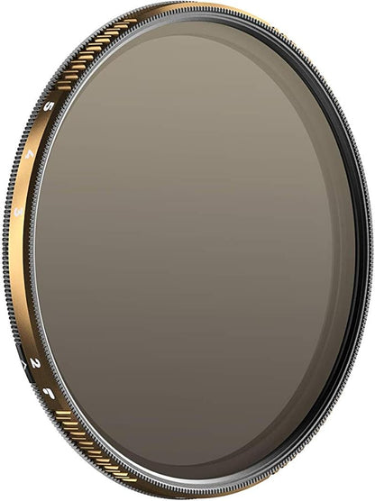 PolarPro 77mm Peter McKinnon Signature Edition II VND Camera Filter - 2-5 Stop Variable Neutral Density Lens Filter for DSLR/Mirrorless Pro Video – for Cinematic Shutter Speed Control + Diffusion