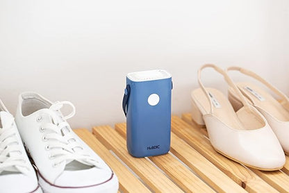 HubiCare Mini Portable Air Purifier - Cordless Air that does not require a HEPA filter & Eliminates Odors - Cars, Pet Litters, & Shoe Closet (Blue)