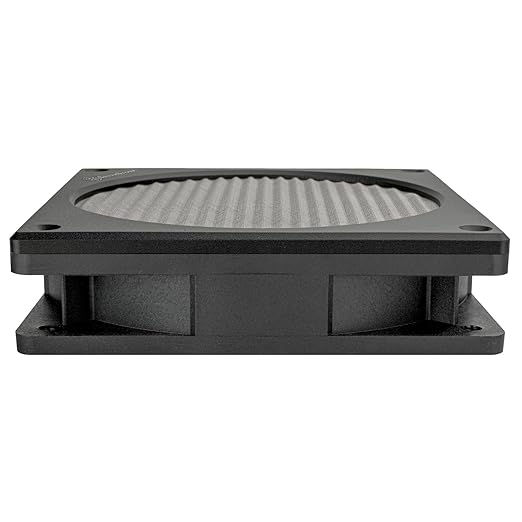 Silverstone Technology - FF127 200°C / 394°F Rated 120mm Magnetic Fan Grille and Filter Kit - SST-FF127B