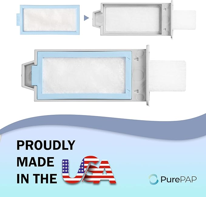 Replacement Compatible with Philips DreamStation 2 Filter - USA Made - Replacement Filters 2 Reusable Pollen Filters 6 Disposable Ultra-Fine Filters Kit Compatible with Dream Station 2 Machine