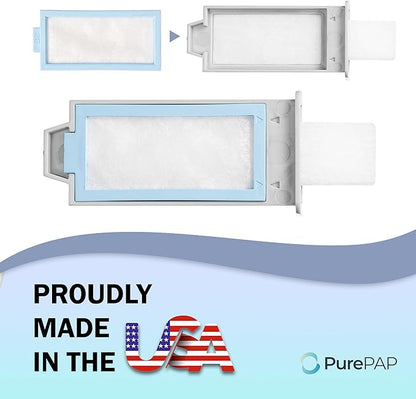 Replacement Compatible with Philips DreamStation 2 Filter - USA Made - Replacement Filters 2 Reusable Pollen Filters 6 Disposable Ultra-Fine Filters Kit Compatible with Dream Station 2 Machine