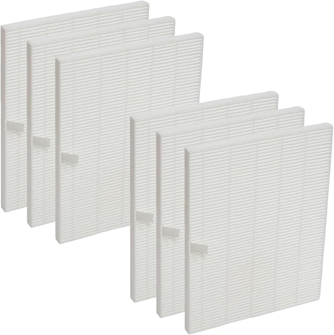PUREBURG Replacement Filter Compatible with Gelpal Professional Nail Dust Collector YHL-301-W,6-Pack Air Clean nail dust High-efficiently