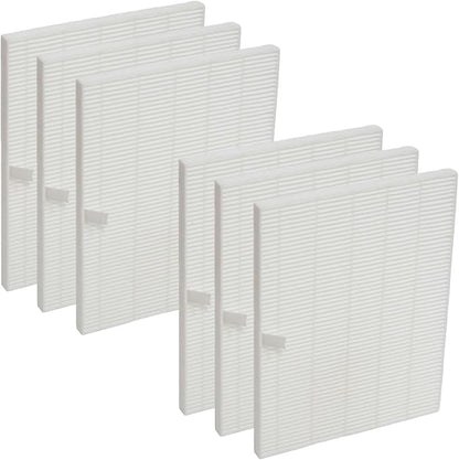 PUREBURG Replacement Filter Compatible with Gelpal Professional Nail Dust Collector YHL-301-W,6-Pack Air Clean nail dust High-efficiently