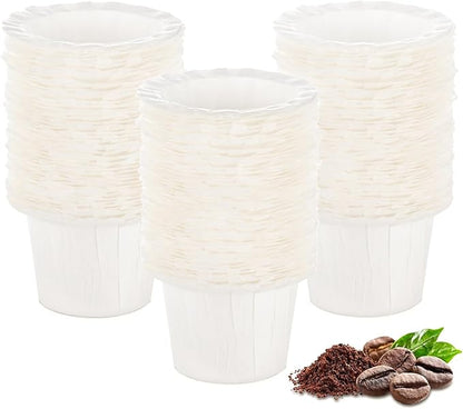 Disposable Paper Coffee Filters, Keurig K Cup Paper Filters for Keurig Single Brewer Reusable Cups, K-cup Coffee Pods, Fits All Brands Reusable K Cups (150)