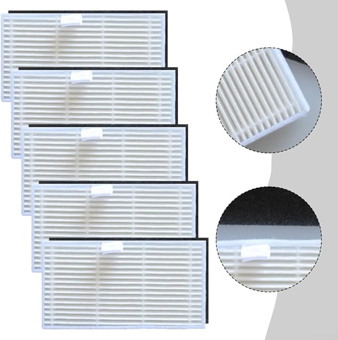 Washable HEPA Filters For Uninell UR3 Robot Vacuum Cleaner, Filter Paper Captures Fine Dust, Sturdy And Long-Lasting, Helps Keep Air Fresh And Floors Hygienic(20 PACK)