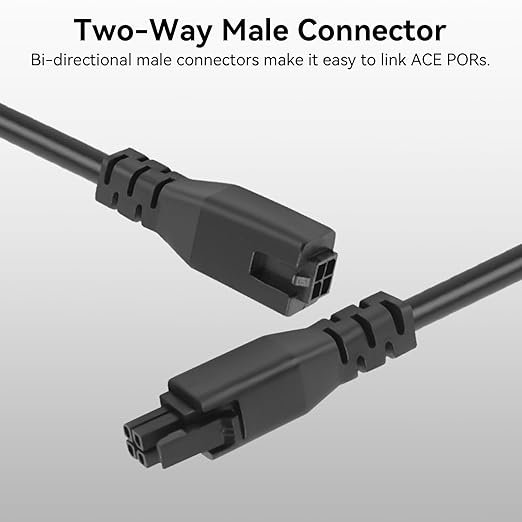 1M 4-Pin ACE Pro Extension Cable Compatible with Anycubic Kobra 3/Kobra 3 Max/Kobra S1 Combo 3D Printers 22AWG Copper Core Extension with Magnetic Ring Filter