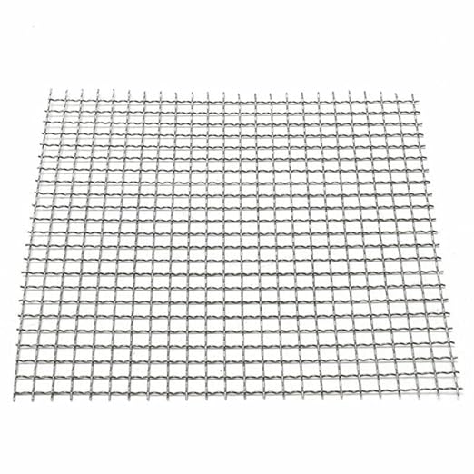 1pc Mesh Filtration Wire Screen, 4 Mesh Size 7.5-100cm Weave Wire Mesh Sheet, for Industrial Filters Sheet Filtration Screen(6 * 12 inch)