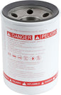 30 Micron Spin-on Fuel Filter Element, 25 GPM Diesel Gasoline Compatible With Mobile and Stationary Diesel Fuel Tank Pump
