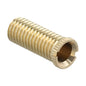 Sink Strainer Screw Connector Brass Alloy Bolts for Wash Basin Strainer Bath Waste Bolt Kitchen Sink Basket Filter Slotted Design for Easy Tightening Copper Color(Brass 3cm)
