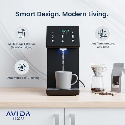 Bottleless Water Dispenser - Instant Hot and Cold Water Dispenser for Countertop W Full Installation Kit, Quiet Multi-Stage Filtration + UV Sterilization & Touchscreen Design, 2026 Ultra