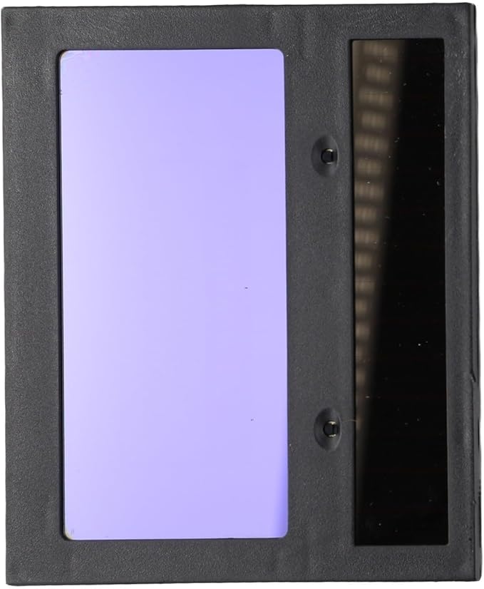 Auto Darkening Welding Lens with Solar Power and Sensor, DIN9-DIN13 LCD Screen Filter for Protective Gear Cover, Fast Response and IR Blocking