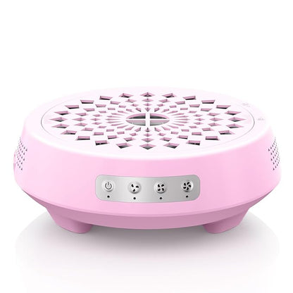 Professional Nail Dust Collector, Quiet Nail Vacuum Cleaner Machine with Reusable Filter, Powerful Suction Nail Tech Dust Fan for Acrylic Gel Nails Art Polishing, Manicure Pedicure Salon Home, Pink