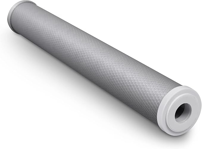 Standard Whole House Coconut Shell Carbon Block 5 Micron Water Filter 20” x 2.5” Fits 20” x 2.5” Housings. Remove Chlorine and Bad Odor. Compatible with C1-20, HX-CB-25-2010, F3WCB32 Pack of 4