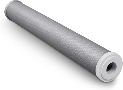 Standard Whole House Coconut Shell Carbon Block 5 Micron Water Filter 20” x 2.5” Fits 20” x 2.5” Housings. Remove Chlorine and Bad Odor. Compatible with C1-20, HX-CB-25-2010, F3WCB32 Pack of 20