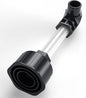 AC Drain Line Unclogger, HVAC to PVC Pipe AC Drain Line Cleaner Tool, A/C Condensate Drain Line Cleaner Adapter, AC Drain Sucker Wet Vac Attachment to Evacuate & Unclog AC Drain Lines-Black