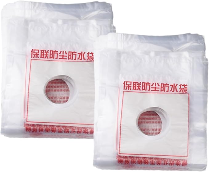 Electric Hammer Dust Bag – Drill Dust Sealr, Hole Saw Catcher | 100PCS Fine Particlle Trap for AC Installation, Wall Cut Dust Barrier Pouch, Compact Vacuum Collector Kit for Plasterboard Drilling Jobs