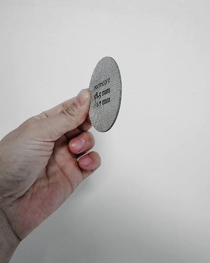 Normcore 58.5mm Puck Screen - Lower Shower Screen - Metal Coffee Reusable Filter for Espresso Portafilter Filter Basket 58mm - 1.7mm Thickness 150μm - 316 Stainless Steel