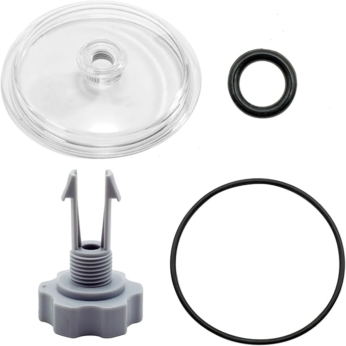 SF15110 Pool Leaf Trap Cover Lid,with O-Ring&Valve,Compatible with Intex 12 Inch Sand Filter Pumps,Sand Filter Replacement Partsfit for Intex SF15110 28948EH ECO15110-2 Models