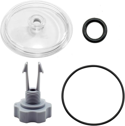 SF15110 Pool Leaf Trap Cover Lid,with O-Ring&Valve,Compatible with Intex 12 Inch Sand Filter Pumps,Sand Filter Replacement Partsfit for Intex SF15110 28948EH ECO15110-2 Models
