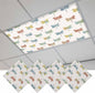 Fluorescent Light Covers for Ceiling Lights Watercolor Dragonfly Magnetic Light Filters 4 Pack 4x2 ft Colorful Linen Ceiling Lights Cover for Classroom Office School Home Drop Lamp Decor