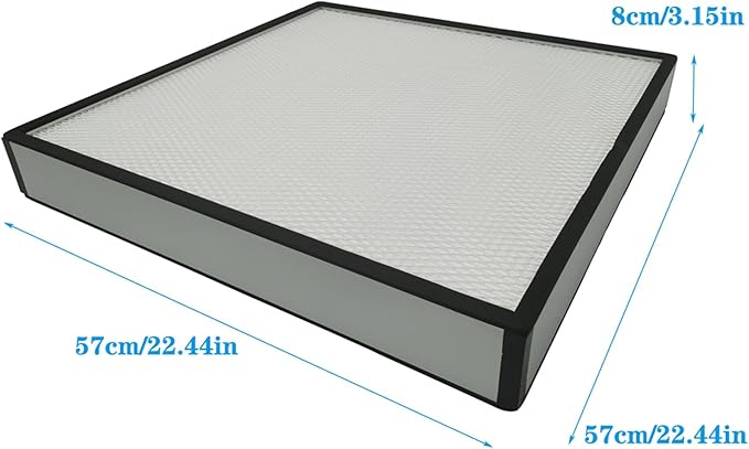 22.44''*22.44''*3.15'' HEPA Filter of The Dust Free Room High Efficiency Filter Replacement for Air Flow Clean Bench