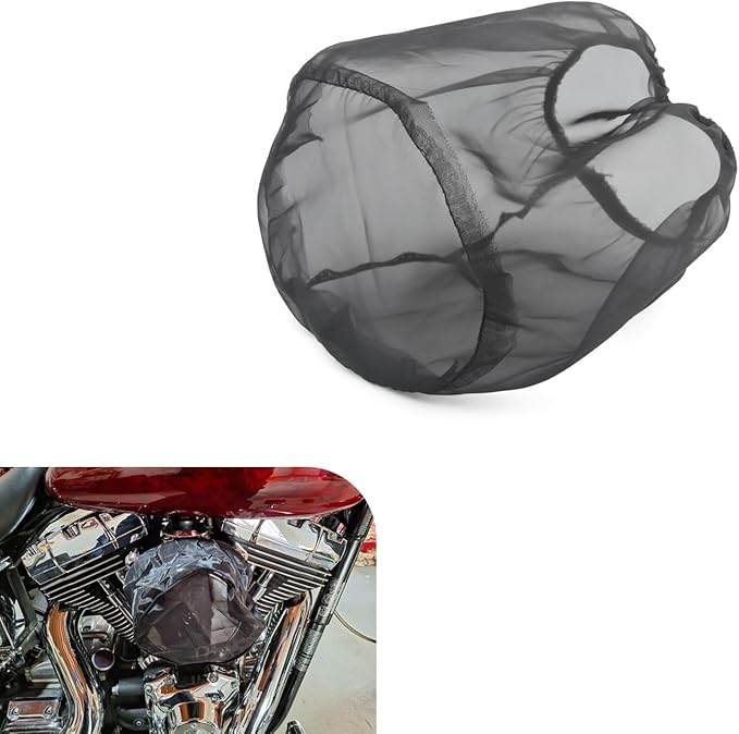 Car Cold Air Intake Filter Dustproof Cover, Universal Cone Protective Cover for High Air Intake Filters (Small)