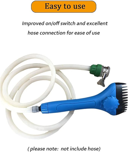 Wadoy Pool & Spa Filter Cartridge Cleaner Tool, Handheld Pool Filter Cleaning Tool Removes Debris and Dirt from Spa and Hot Tub Filters(with Adapter)