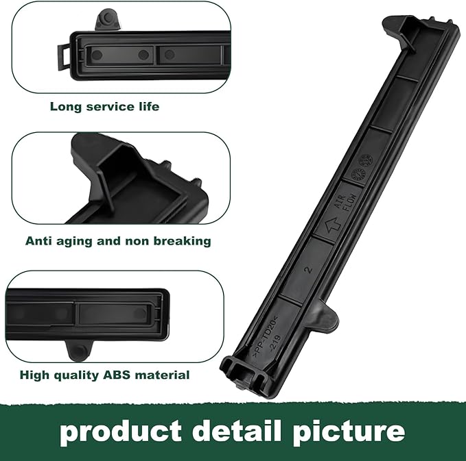68223045AB Cabin Air Filter Cover Compatible with Jeep Cherokee 2.0L 2.4L 3.2L 2014 2015 2016 2017 2018 2019 Replace 68223045AA