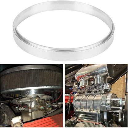 Air Filter Spacer,Aluminum Air Cleaner Spacer,Replacement Accessories for Carbs with 5 1/8in Opening for Carburetor Air Filter Engine Riser SBC BBC 302 350