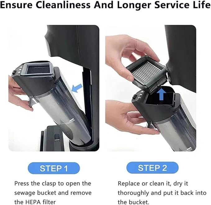Compatible For TINECO 3.0 Spare Parts Floor Scrubber Roller Brush Filter Accessories Cordless Wet Dry Robot Vacuum Cleaner(C)