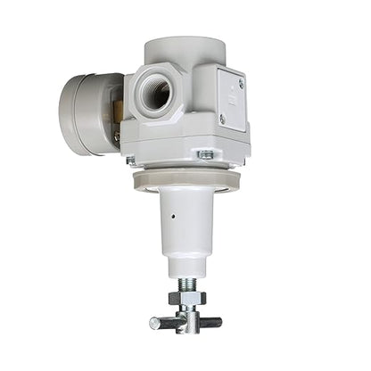 PneumaticPlus SAR300T-N03BG Air Pressure Regulator 3/8" NPT, T-Handle, Gauge & Bracket