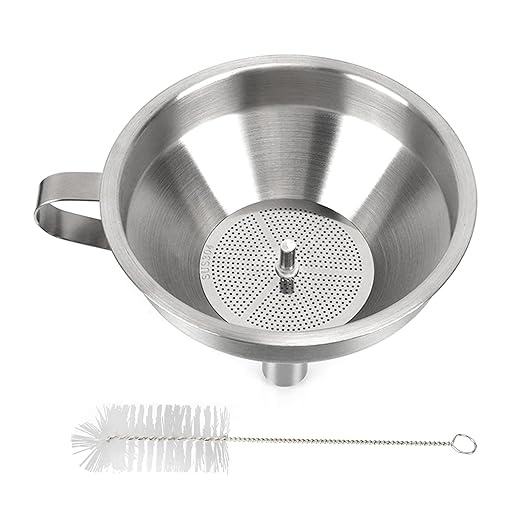 Stainless-Steel Funnel Resin Filter Cup for SLA/DLP/LCD 3D-Printer UV Double-Strainer Filter 3D-Printing Funnel Filter Strainer Resin