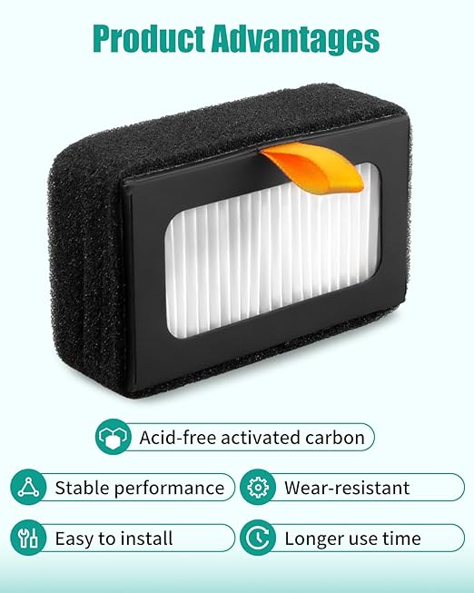 Air Filter Fit for Bambu Lab HEPA 13 + Activated Carbon Combo for X1/P1 Series 3D Printers