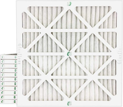 Glasfloss ZL 14x14x1 MERV 13 (FPR 10) Air Filters for AC and Furnace. Case of 12. Actual Size: 13-1/2 x 13-1/2 x 7/8