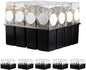 5 Set Monotub with Filter Disks 43.5 Quart Mushroom Grow Kit Vegetable Planting Tray Mini Greenhouse Germination Box for Seeds Growing Starting
