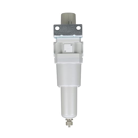 PneumaticPlus SAW600-N06BG-MEP Compressed Air Filter Regulator Piggyback Combo 3/4" NPT - Metal Bowl, Manual Drain, Bracket, Gauge