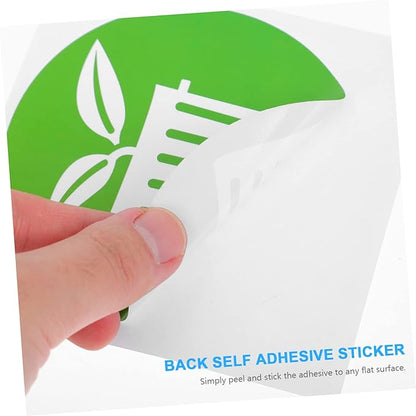 12pcs Garbage Classification Stickers Self-Adhesive Trash Can Labels for Recycling Material for Indoor Outdoor Use Promote Waste Sorting Habits