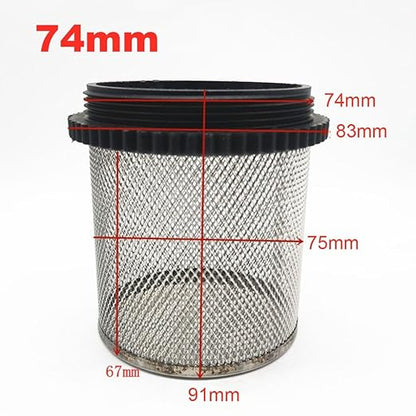 Heavy-Duty Plastic Strainer 1/2 3/4 - Male Inline Filter with Mesh Net for Pond Pumps & Greenhouse Watering(2.5")