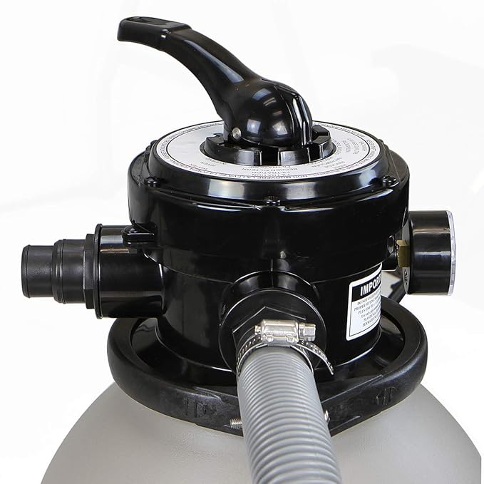 XtremepowerUS 13" Sand Filter with 3/4HP Pool Pump Digital Programmer Timer 2,640 GPH for Above Ground Swimming Pool Pump Set Up To 10,000 Gallons