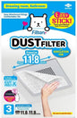 Easy Apply Dust Filter for Ventilation Fan, Peel & Stick, Self-Adhesive, FILTAN, Made in Japan, 3pcs