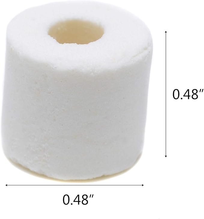 ALEGI Aquarium Premier Bulk Bio Ceramic Rings Filter Media for Fresh Water, Sea Water Fish Tank Canister Filter,Koi Fish Pond Reef Filter (4 lbs)