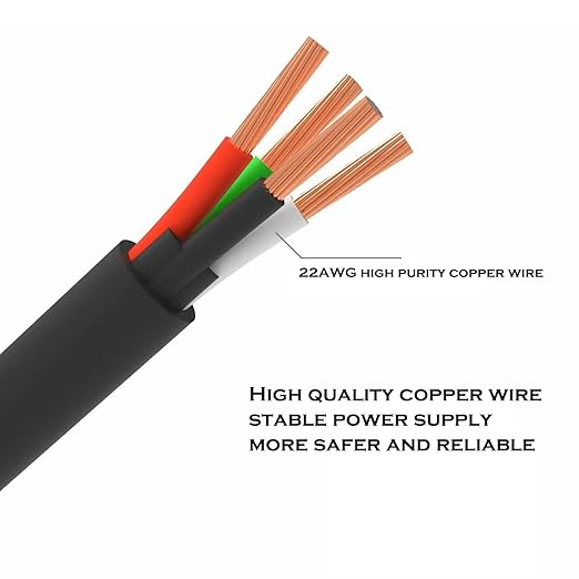 Extension Cable for Bambu Lab AMS Lite,1M 4-pin Extension Cable with Magnetic Ring Filter for Bambulab A1/A1mini 3D Printer (Not for X1 P1)