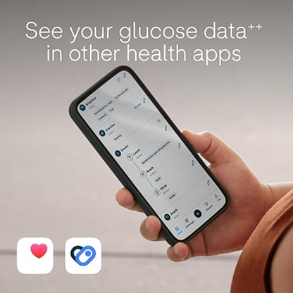 Lingo Continuous Glucose Monitor (CGM) & App (Pack of 2). Made by Abbott. Know the impact of what you eat. 1 Lingo biosensor lasts up to 14 Days*. Works with iOS and Android. US Only.