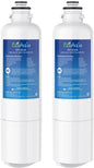 EcoAqua 11032531 Replacement for Bosch® Ultra Clarity® Pro BORPLFTR50, 12033030, 11025825, BORPLFTR55, B36CD50SNS, B36CT80SNS, B36CL80ENS, B36FD50SNS, WFC100MF, Refrigerator Water Filter, 2 Filters