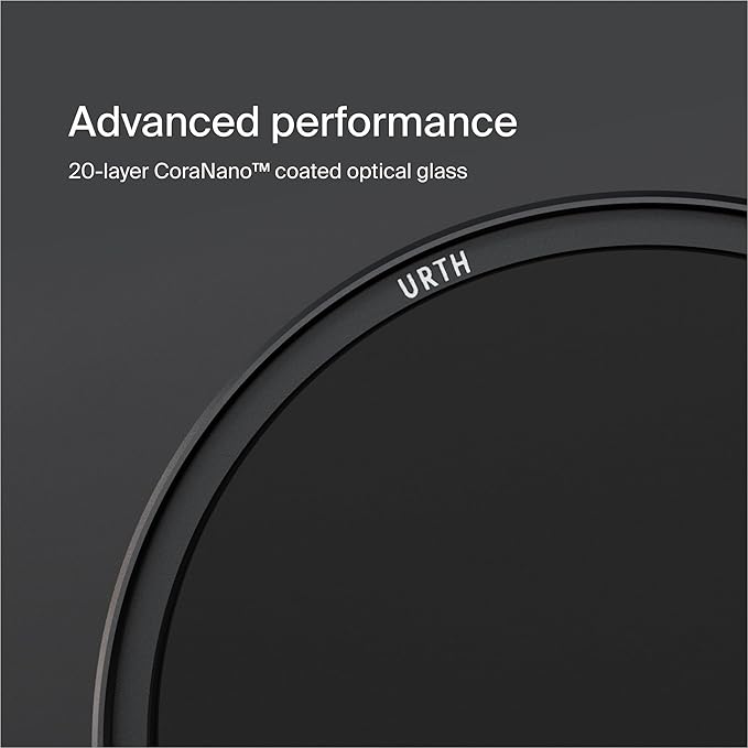 Urth 82mm Magnetic Ethereal Black Mist ½ Diffusion Lens Filter (Plus) — Cinematic Effect, 20-Layer Nano-Coated Light Dispersing Particles