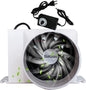 3 Inch Inline Fan 12V Tube Vent Fan Powerful 130Cfm in-line Duct Fan 20W Plastic Extractor Blower for Hydroponics Home Use Ventilation Tent (Color : Adjustable Speed, Size : 20w)